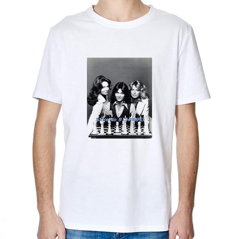 เสื้อทหาร Camisetas gráficas clásicas de Charlie Angels para hombres, camisetas de manga corta, Tops, ropa de calle Hara