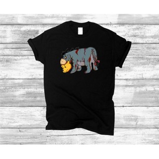 เสื้อแฟชั่นผญ เสื้อยืดพิมพ์ลาย Eeyore - Winnie the Pooh - Zombie - Eeyore ของขวัญวันเกิด - Eeyore