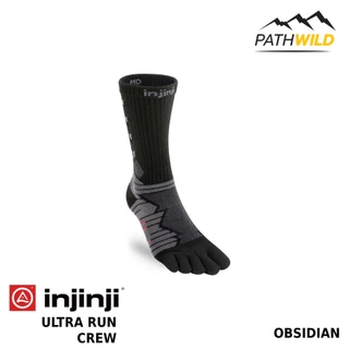 INJINJI ULTRA RUN CREW COOLMAX ถุงเท้าแยกนิ้ว เหมาะกับการวิ่ง การออกกำลังกายที่หนักหน่วง