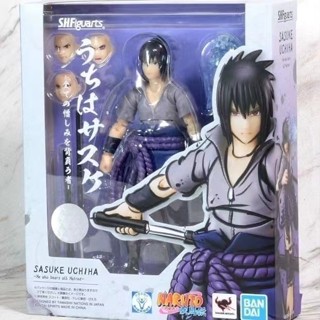 [พร้อมส่ง] Bandai/bandai สินค้าใหม่ SHF Naruto Shippuden Sasuke สามารถทําความทรงจําในวัยเด็ก ของขวัญสําหรับแฟนหนุ่ม