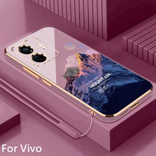 เคส Vivo V20 V20 SE V15 Pro Y77 Y35 V20 Pro X80 X70 Personalized and creative San Francisco electroplating soft phone case