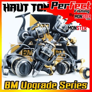 รอกสปิ้น รอกตกปลา BM Upgrade Series By HAUT TON (รอบ 5.2:1 เบรค 10kg.) แขนและน๊อปแต่ง