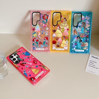 Casetify เคสโทรศัพท์มือถือนิ่ม ลายเจ้าหญิงดิสนีย์ สําหรับ Samsung s20 s20 plus s20 ultra s21 s21 plus s21 ultra s22 s22 plus s22 ultra