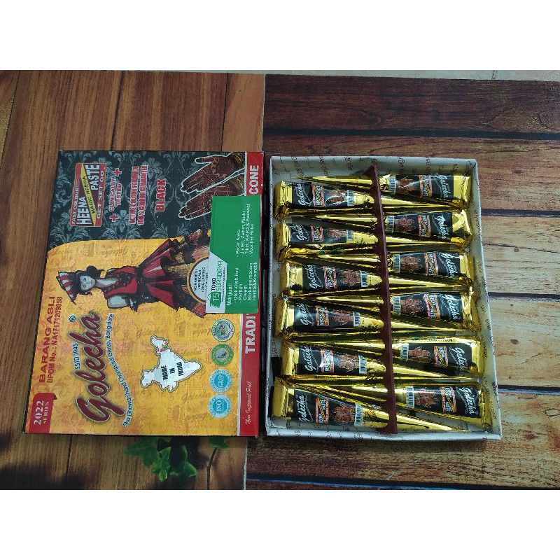 Golecha Black Henna Magic Golecha สีดํา