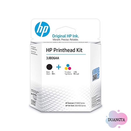HP 3JB06AA GT51/GT52 BLACK /COLOR หัวพิมพ์มีสีดำ /สี