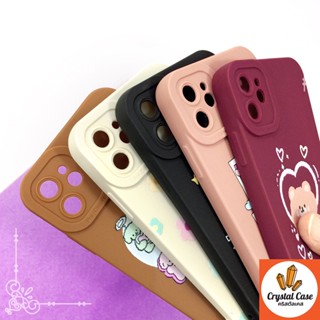 เคสมือถือนิ่ม  OPPO A5 2020 A15 A16 A31 A57 2022 A74 5g A77 5g A92 A96  TPU กันเลนส์กล้องนูนลายการ์ตูน