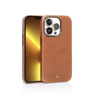 เคส - MONOCOZZI EXQUISITE | Magsafe Compatible Genuine Leather Protective Case for iPhone 14 (STM Goods Thailand)