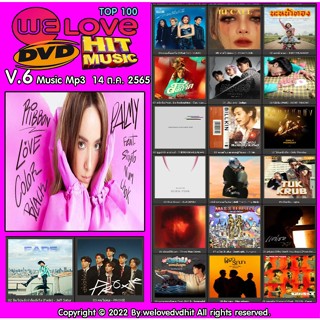 [ CD-MP3 , USB-MP3 ] Welovedvdhit music Top 100 V.6 music mp3 14 ต.ค. 2565