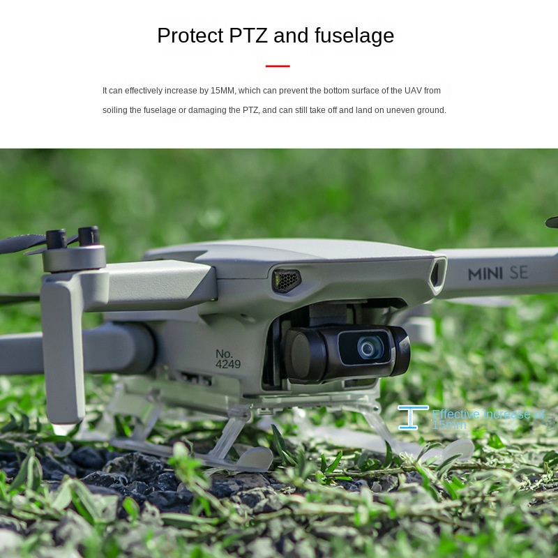 Startrc ขาตั้งกล้อง LED เรืองแสง กันกระแทก สําหรับ DJI Mini 2 Mini SE Mavic Mini #8