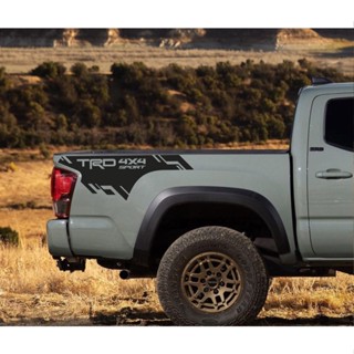 สติกเกอร์ไวนิล ลายกราฟฟิค สําหรับ Toyota Tacoma 2016-2022 TRD 4X4 SPORT Bed