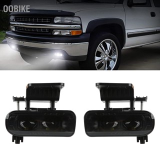 Oobike ไฟตัดหมอก Led พร้อมหลอดไฟเลนส์ Pc Ip67 กันน้ํา Dc 10‐24V แบบเปลี่ยน สําหรับ Chevy Silverado 1500 1999‐2002