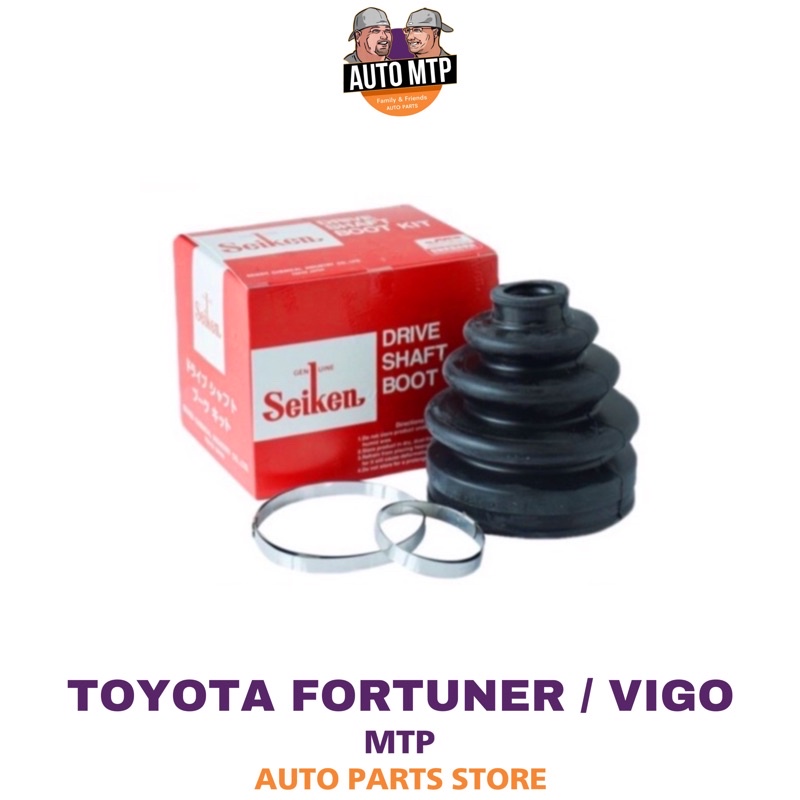 SEIKEN แท้ % ยางกันฝุ่นเพลา VIGO , FORTUNER [นอก-ใน] พร้อมเหล็กรัด MADE IN JAPAN