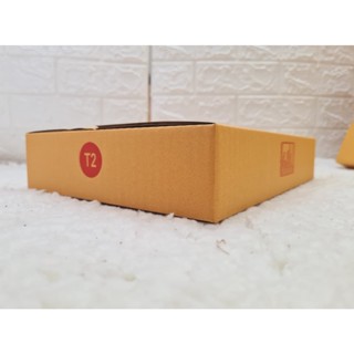 ลูกฟูกหนา 3 ชั้น กล่อง T2 กล่องพัสดุฝาชนเบอร์ T2 แพ็ค 20 ใบ ส่งฟรีทั่วประเทศ