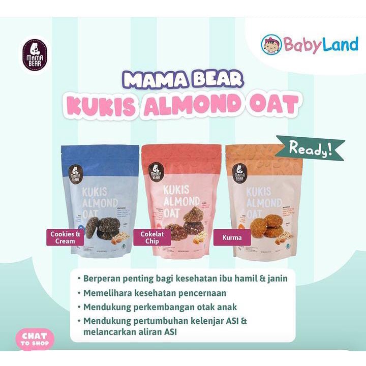 Mama Bear Cookies Almond Oat Milky Mama Choco Chip Cookies & Date Cream