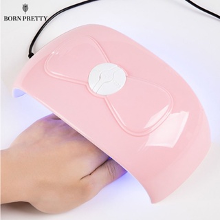 Born PRETTY เครื่องเป่าเล็บเจล UV LED 54W สีชมพู สําหรับทําเล็บมือ เล็บเท้า