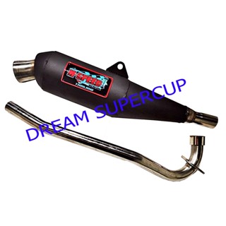 M-SPEED ท่อผ่าย่น เชง ลั่น แพร่ คอเลส 26 MM ออก 2 นิ้ว DREAM SUPERCUP