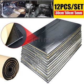 12 แผ่น รถ Van Sound Proofing Deadening Mat ฉนวนโฟมเซลล์ปิด