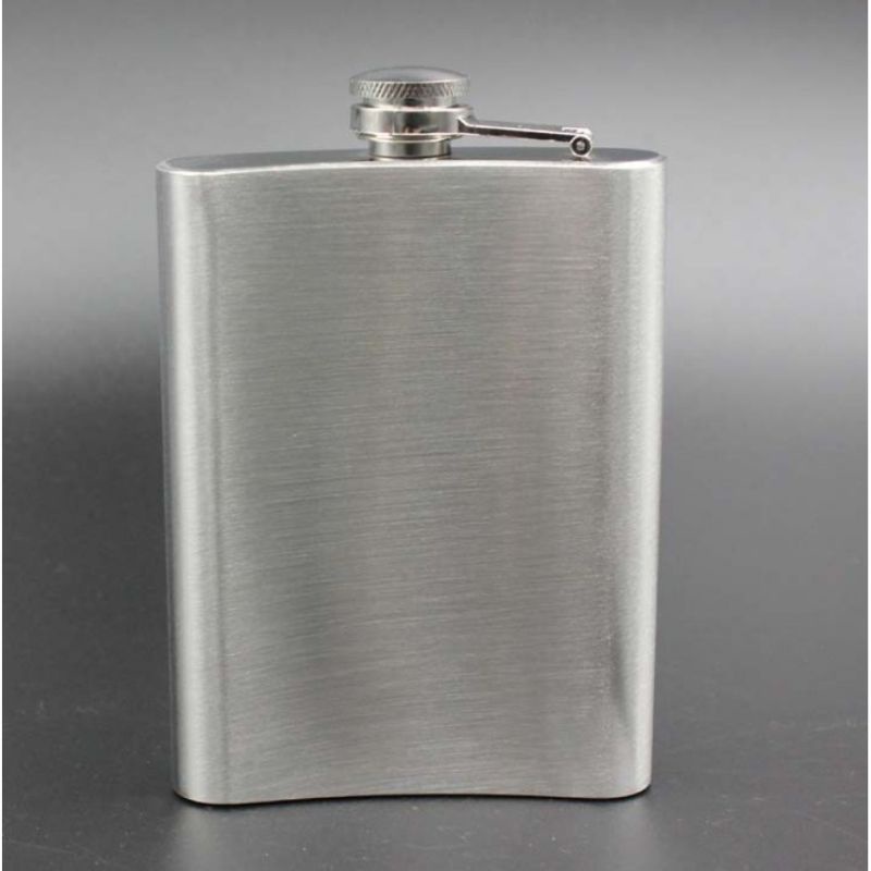 ขวดเหล้าสแตนเลสพกพา สำหรับใส่เครื่องดื่ม ขนาด 8ออนซ์ - รูปที่ 2