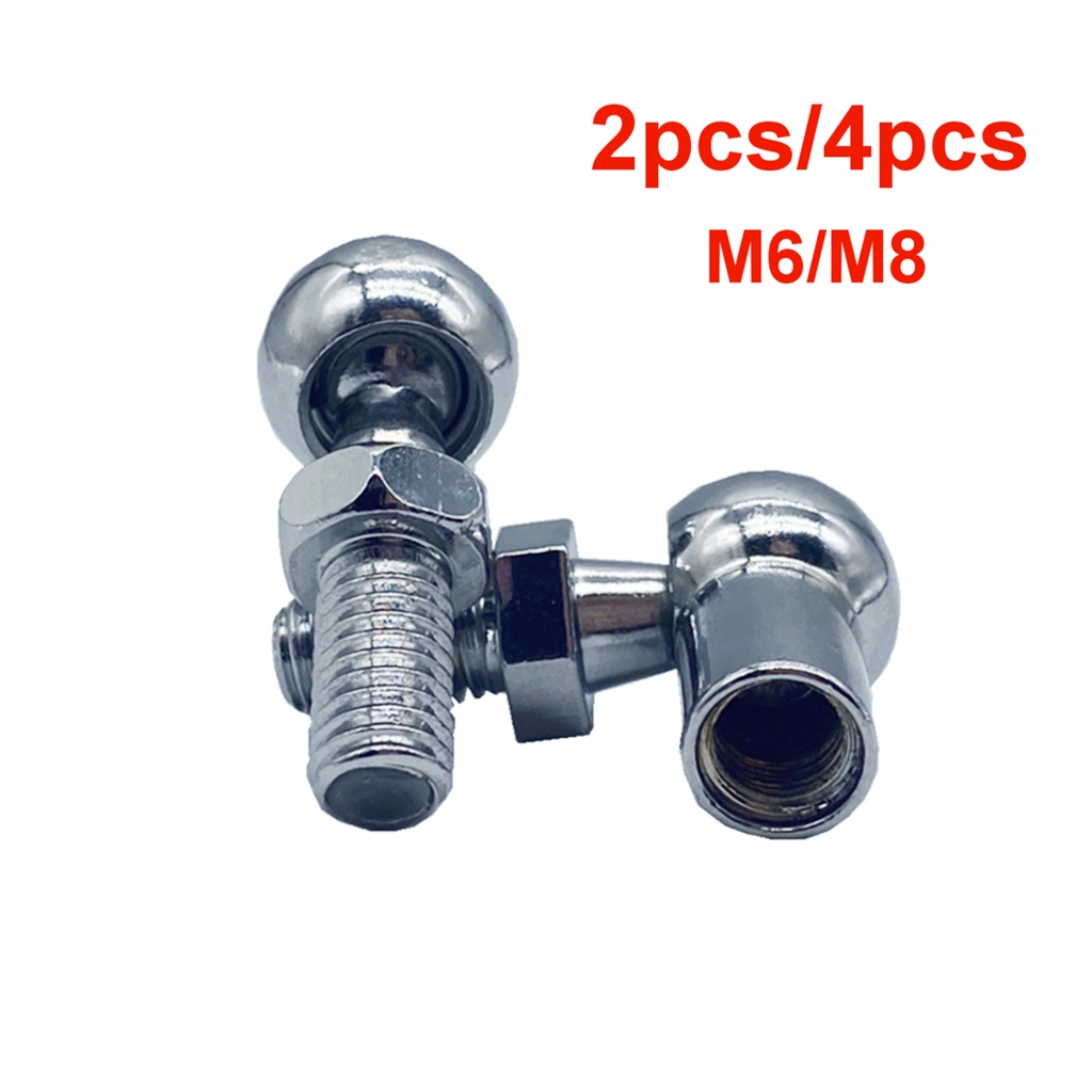 2Pcs！ หัววาล์วเชื่อมต่อแก๊ส M6 M8 สําหรับฝากระโปรงหน้า หลัง รถยนต์ เฟอร์นิเจอร์