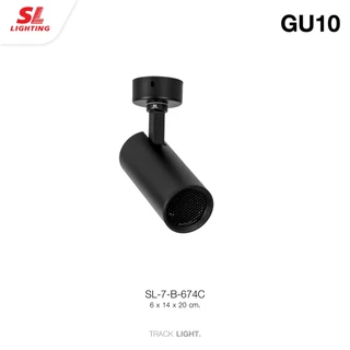 SL LIGHTING | Track Light GU10 โคมไฟแทรคไลท์ โคมไฟติดราง,ติดลอย โคมไฟส่องเฉพาะจุด รุ่น 673A, 674A, 674C