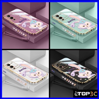 เคส Vivo V25 Pro Y35 V25 V25E Y16 Y22 Y22S Y30 5G T1X Y11 Y17 Y15 Y12 Y20 Y12S Y20S Y15S Y01 Y01A Y21 Y21T Y33T Y33S เคสโทรศัพท์มือถือ ลายการ์ตูนกระต่าย StellaLou สําหรับ TZ