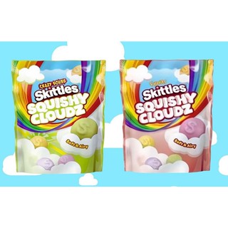 ลด ล้าง สต๊อก ซื้อ 1 แถม 1 เยลลี่ Skittles Squishy Cloudz Soft &amp; Airy BBF 06/24