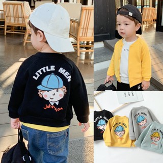 [Babycat] ใหม่ พร้อมส่ง เสื้อแจ็กเก็ต เสื้อคาร์ดิแกนเบสบอล สไตล์เกาหลี ญี่ปุ่น แฟชั่นฤดูใบไม้ผลิ สําหรับเด็กผู้ชาย 2022