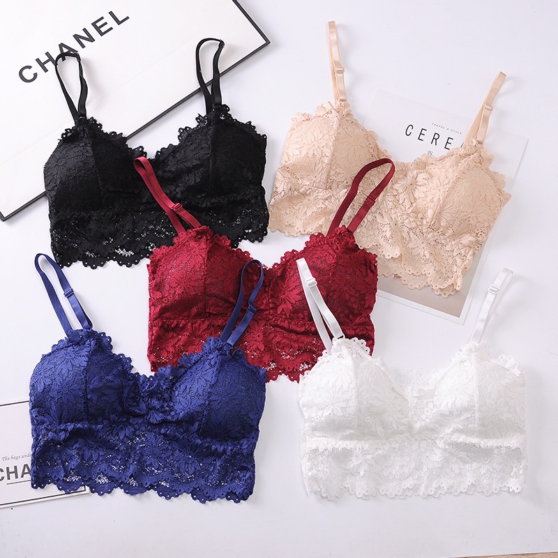 [ส่งจากไทย] 𝙎𝙩𝙪𝙙𝙞𝙤𝘽𝙧𝙖 #bra-029 บราลูกไม้สายเดี่ยว ผ้านิ่ม ทรงสวย