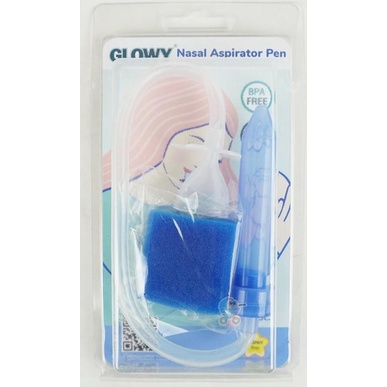 GLOWY NASOL ASPIRATOR PEN ที่ดูดน้ำมูก (ใช้ปากดูด) ดูดน้ำมูกทางจมูกเด็กโดยใช้แรงดูดจากปากผู้ใหญ่