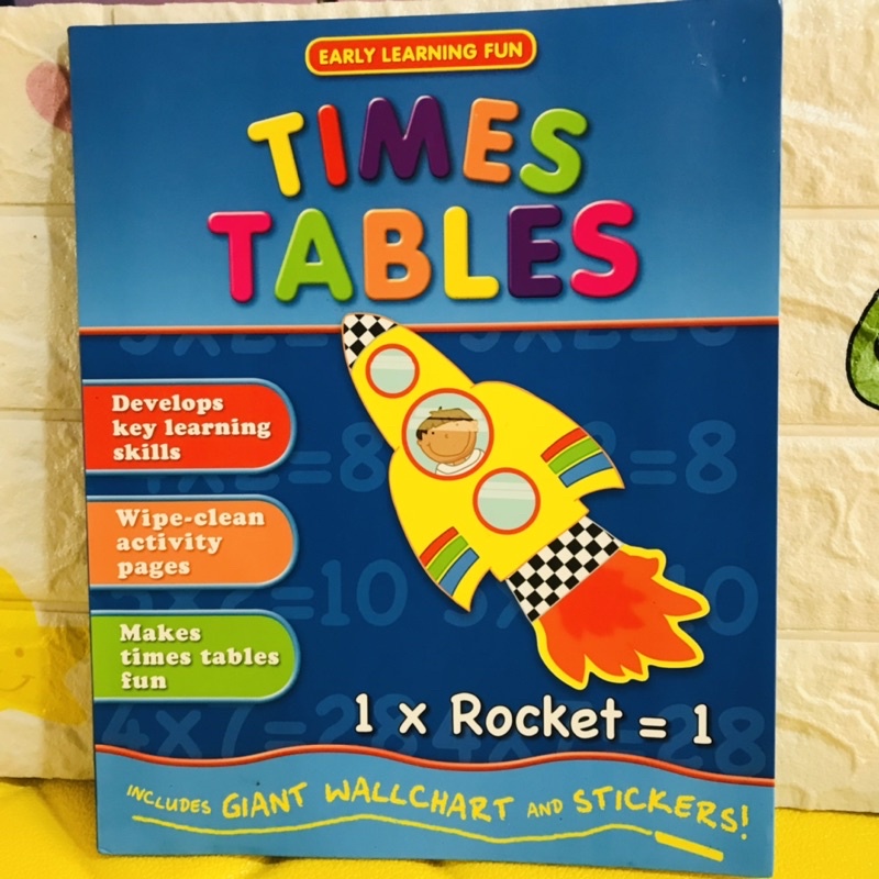 TIMES TABLES ปกอ่อน มือสอง-ab2