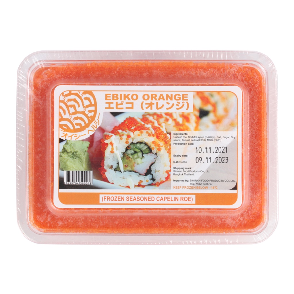ไข่กุ้งส้มขนาด100และ500G./PACK ไข่กุ้งซูชิ สลัด สะดวก อร่อย สะอาด ปรุงหรือโรยหน้าอาหารได้สารพัดเมนู