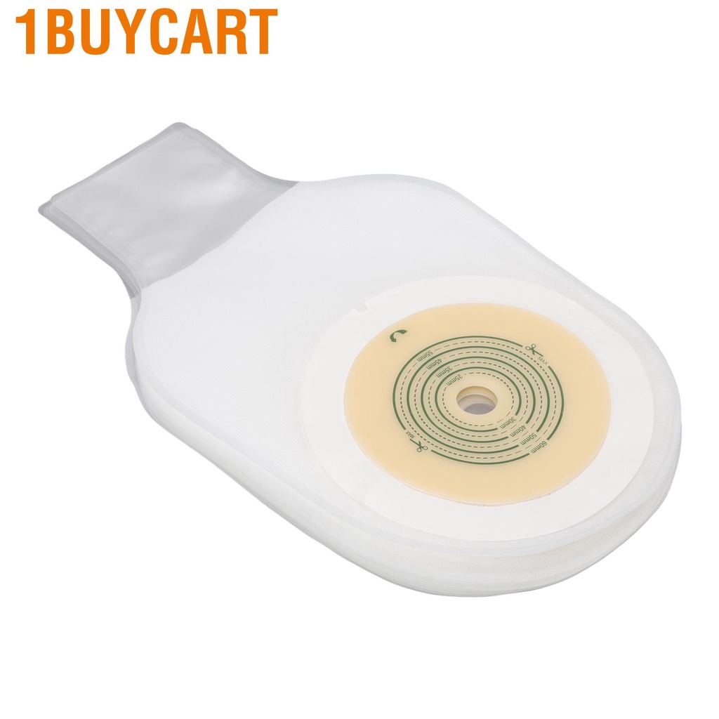 1buycart 10pcs Colostomy Bags Double Layer Glue One Piece Molding