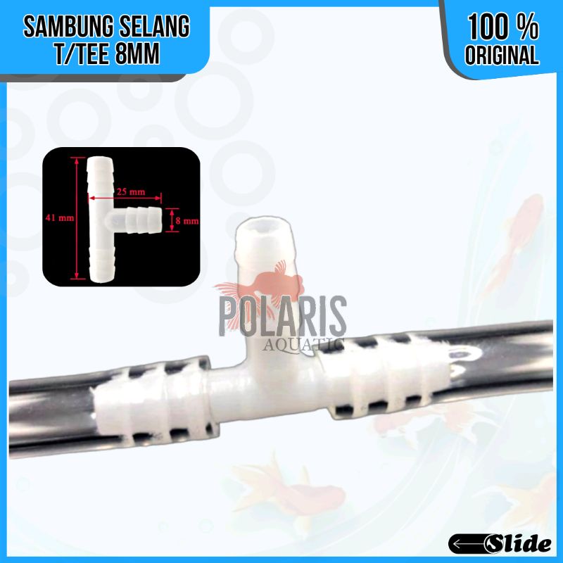 AQUARIUM ATOR HOSE CONNECTOR CONNECTION T TEE 8mm