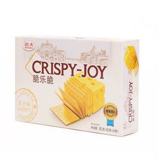 พร้อมส่ง! Crispy​ Joy แครกเกอร์รสชีส​ บิสกิต​รส​ชีส​ คริสปี้จอย บิสกิตแผ่นบาง180g