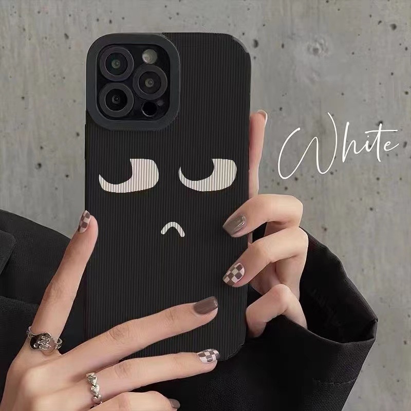 เคสโทรศัพท์มือถือหนังแกะ แบบนิ่ม กันกระแทก ลายอิโมจิ สําหรับ iphone 14 promax 14 pro 14 Plus 11 12 13 6 7 8plus X max 15pro