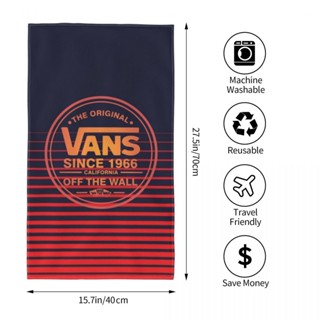 Vans (1) ผ้าขนหนู ทรงสี่เหลี่ยม ดูดซับน้ํา 70x40 ซม. สําหรับเล่นกีฬา ฟิตเนส โยคะ กลางแจ้ง