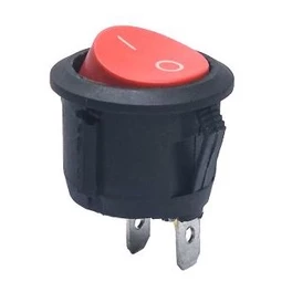สวิทซ์กลม OFF/ON 2 ขา ขนาด 16/23mm 2 Pin ON-OFF 3A/6A 250VAC 6A/10A 125VAC