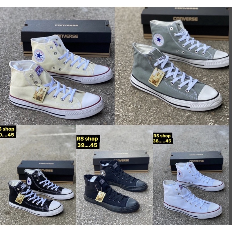 รองเท้าผ้าใบConverse ออลสตาร์แบบหุ้มข้อมี36-45