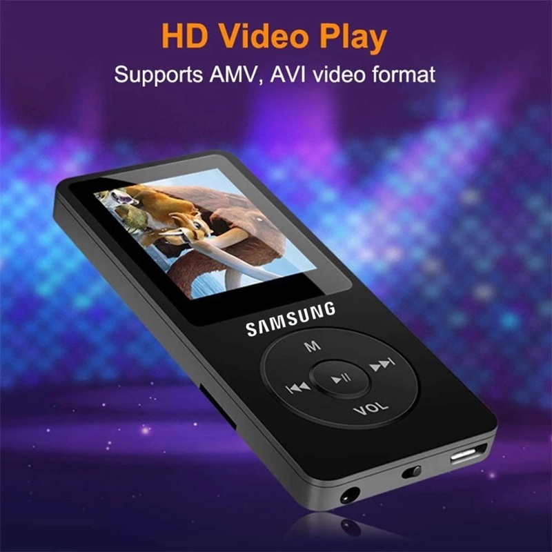 Samsung Walkman เครื่องเล่น MP4 วิทยุ FM MP3 หน้าจอ LCD แบบพกพา
