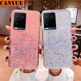 vivo V25e V25 V23 Pro V21 V23e (5G) V25Pro V23Pro V 21 21e 23 23e 25 25e 23Pro 25Pro Bling Glitter Case Sequins Silicone Cover Luxury Foil Powder Soft Shell Crystal TPU Phone Casing