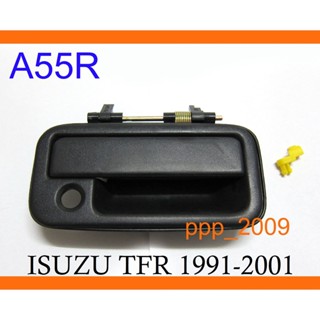 (ขวา 1ชิ้น) มือเปิดประตู สีดำด้าน อีซูซุ TFR 1991-1998 ISUZU TF TFR มือเปิดนอก มือดึง มือเปิดประตูหน้า อะไหล่รถยนต์