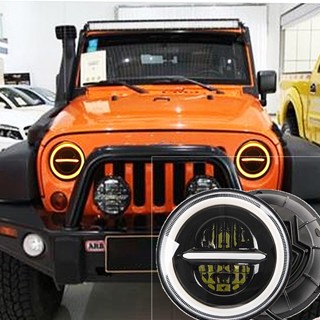 【พร้อมส่ง】ไฟหน้ารถยนต์ Led 7 นิ้ว คุณภาพสูง สําหรับ JEEP Wrangler