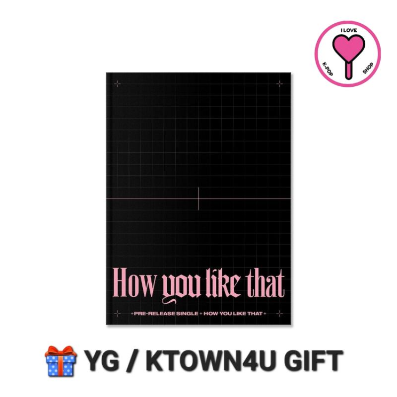 💗 พร้อมส่ง 💗 มีของแถม  YG/KTOWN  อัลบั้ม All Lisa BLACKPINK - How You Like That มีของแถม + โปสเตอร์