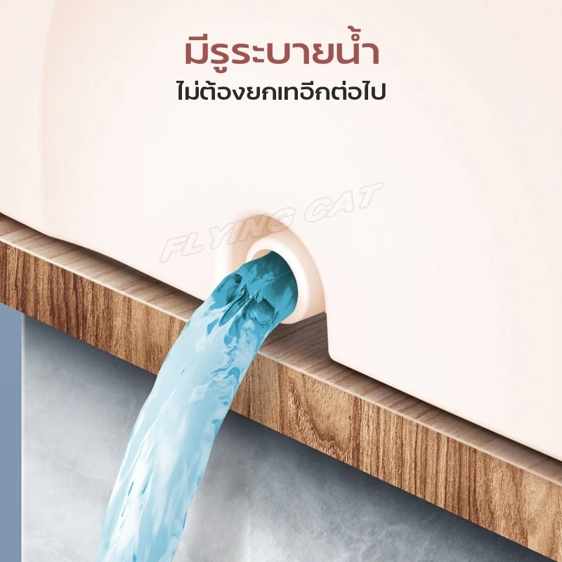 Spin Mop ชุดถังปั่น ไม้ถูพื้น สแตนเลส พร้อมอะไหล่ thumbnail 6