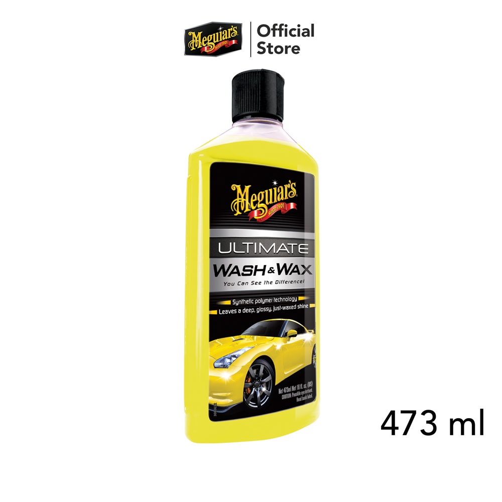 Meguiar's G177475 Ultimate Wash & Wax แชมพูอัลทิเมท วอช & แว็กซ์ แชมพูผสมแว็กซ์ ขนาด 475 มิลลิลิตร