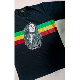 เสื้อยืด พิมพ์ลาย bob marley rasta tees reggae JATIMAIKA สําหรับผู้ชาย