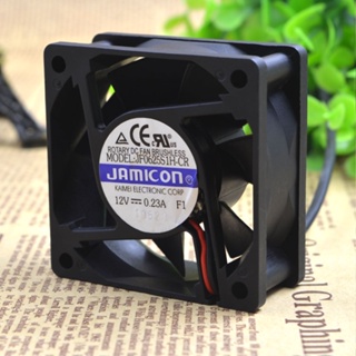 พัดลมอินเวอร์เตอร์ SZ JAMICON 12V 0.23A JF0625S1H-CR 6025 ขนาด 6 ซม.