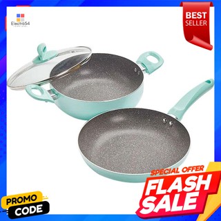 ชุดครัว หม้อและกระทะ 3 ชิ้น คละสี kitchen set, pots and pans, 3 pieces, assorted colors