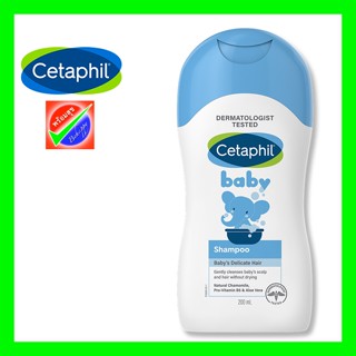 CETAPHIL BABY SHAMPOO 200ML (หมดอายุ 2025 )เซตาฟิล เบบี้ แชมพู 200 มล