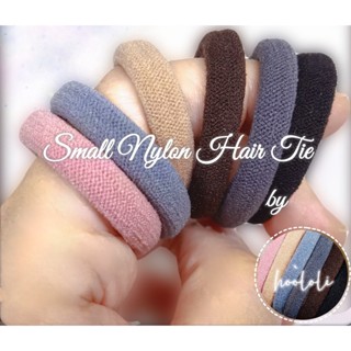 [ลดเหลือ159.-ใส่โค้ดDETDEC50] Small Nylon hair tie เซ็ตยางรัดผมไนลอน ยืดหยุ่น ไม่กินผม ยางมัดผมถนอมเส้นผม ยางมัดผมเกาหลี